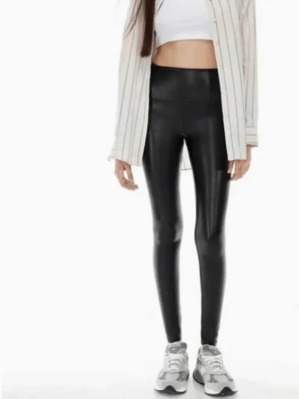 Wilfred Free Daria Pant Leather Leggings - Black